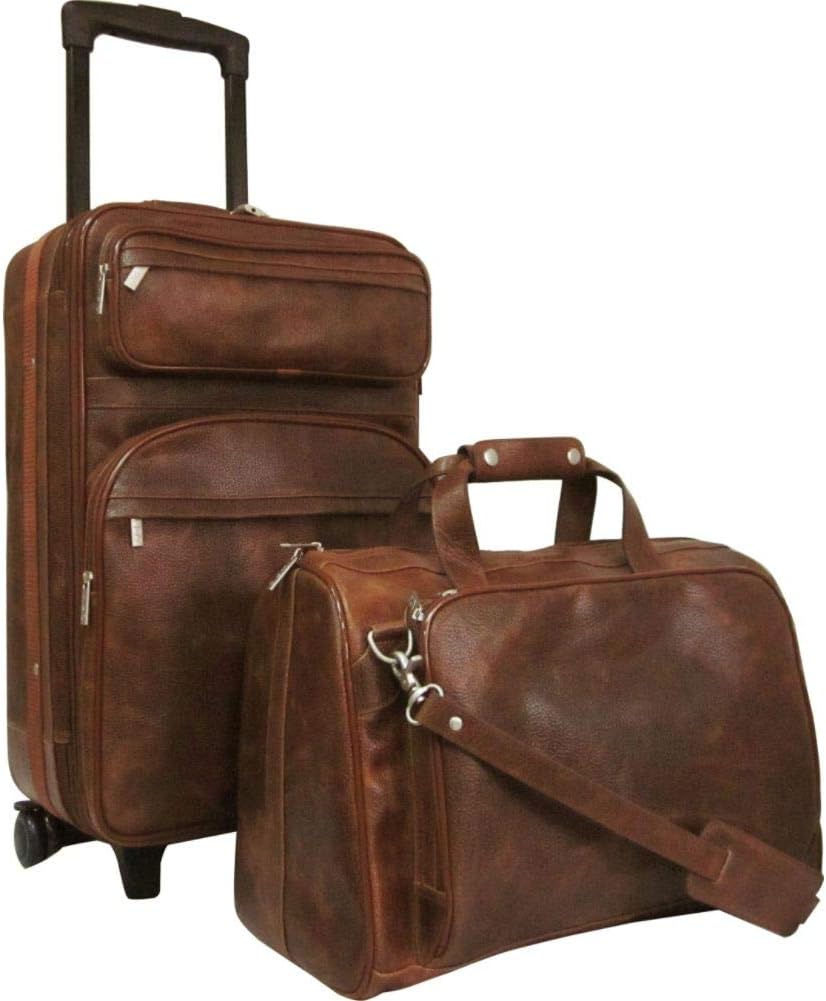 Waxy Leather Two Piece Set Traveler