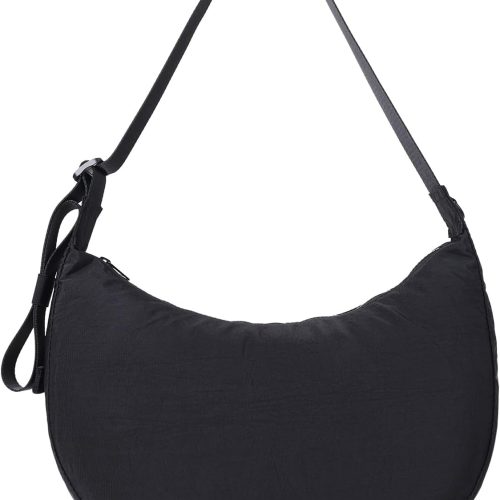 Shoulder Bags for Women, Nylon Casual Shoulder Crossbody Hobo Handbag with Adjustable Strap.