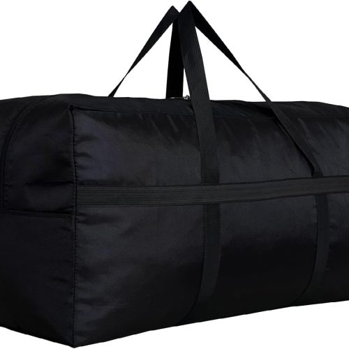 Extra Large Storage Duffle Bag with Zippers and Handles