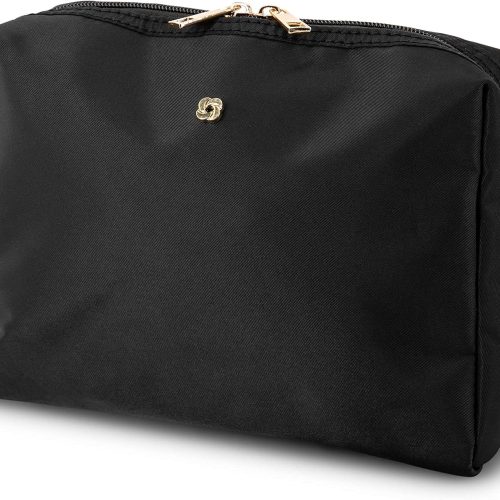 Unisex Top Zip Travel Kit Hanging Toiletry Bag